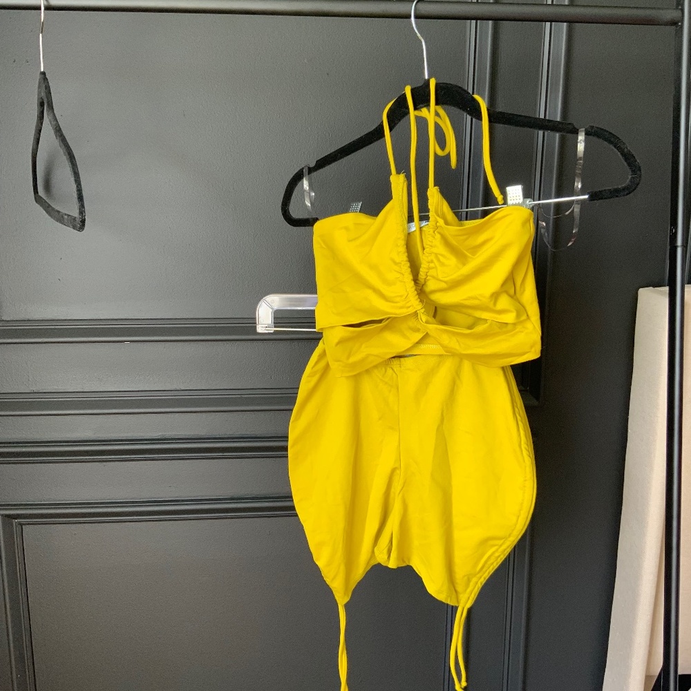 Yellow Two Piece Set